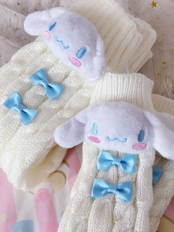 Kuromi My Melody Cinnamoroll Pompompurin Pochacco Hello Kitty Arm Warmers