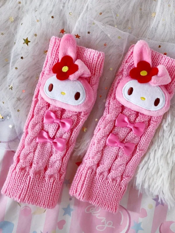 Kuromi My Melody Cinnamoroll Pompompurin Pochacco Hello Kitty Arm Warmers