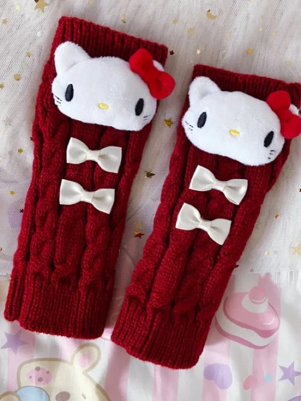 Kuromi My Melody Cinnamoroll Pompompurin Pochacco Hello Kitty Arm Warmers