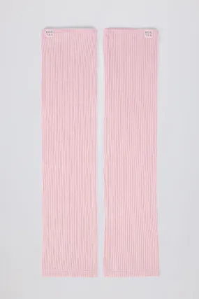 Leg Warmers in Soft Pink