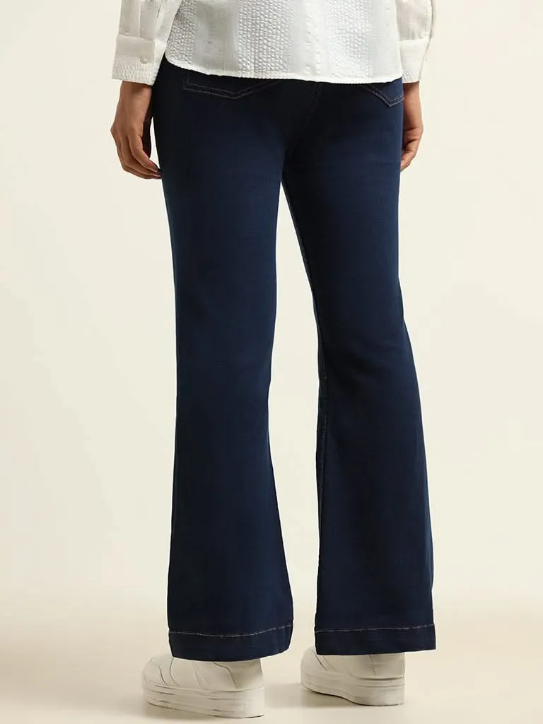 LOV Blue Straight - Fit Mid - Rise Jeans