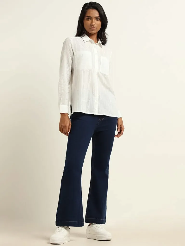 LOV Blue Straight - Fit Mid - Rise Jeans