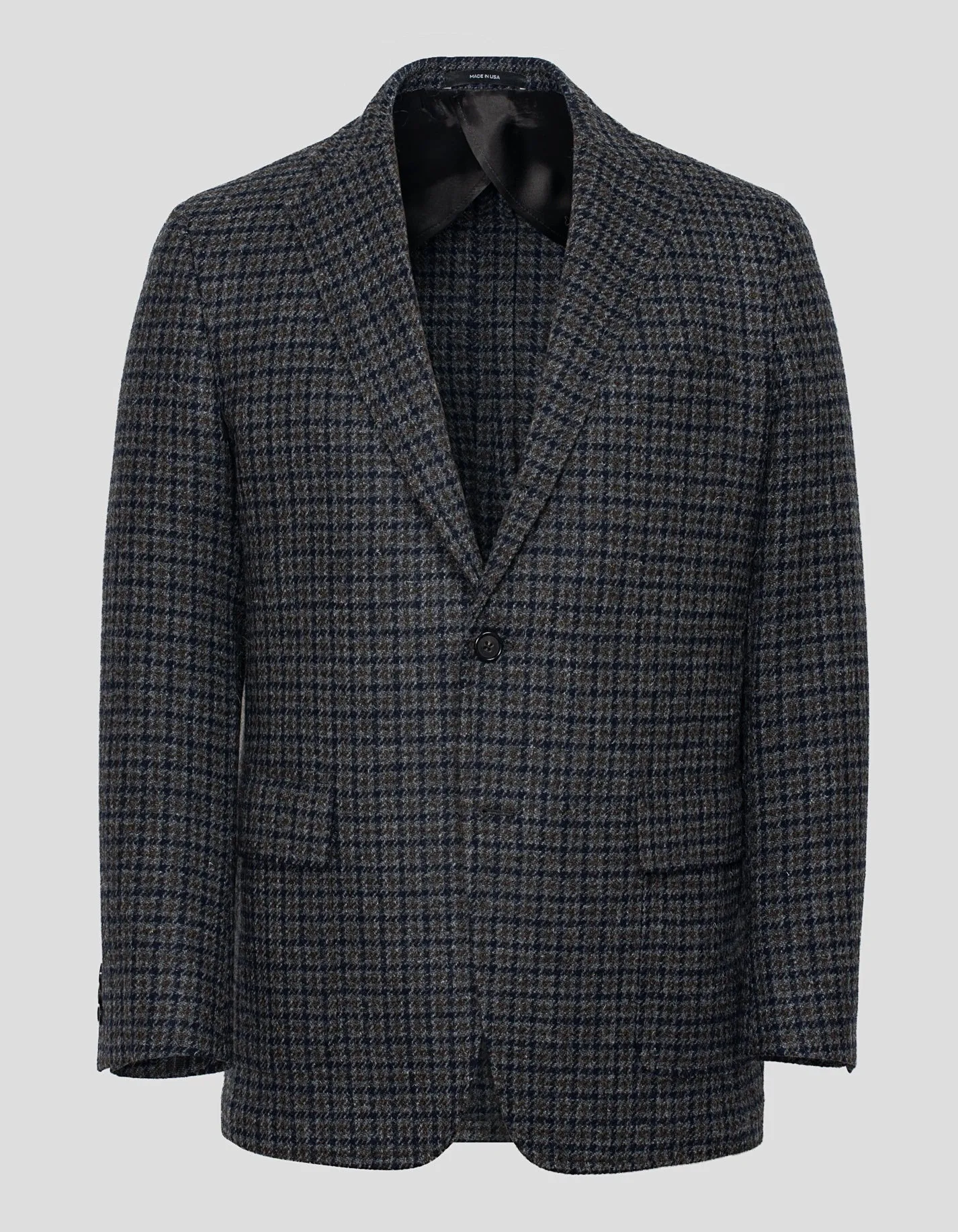 MAGEE BROWN WITH NAVY TATTERSALL SPORT COAT