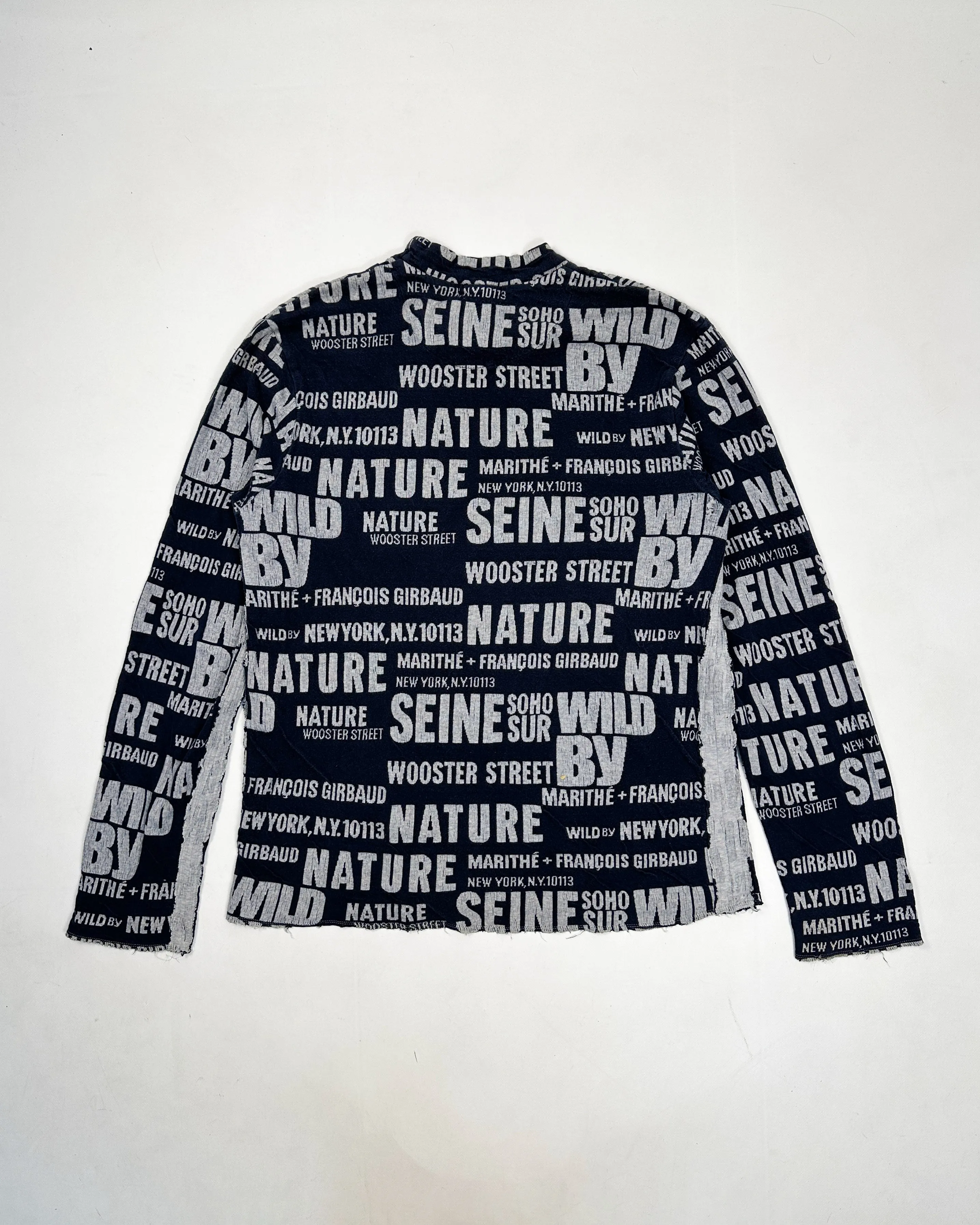 Marithé François Girbaud Printed Crewneck 1990's