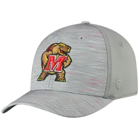 Maryland Terrapins TOW Gray "Hyper" Memory Fit Hat Cap