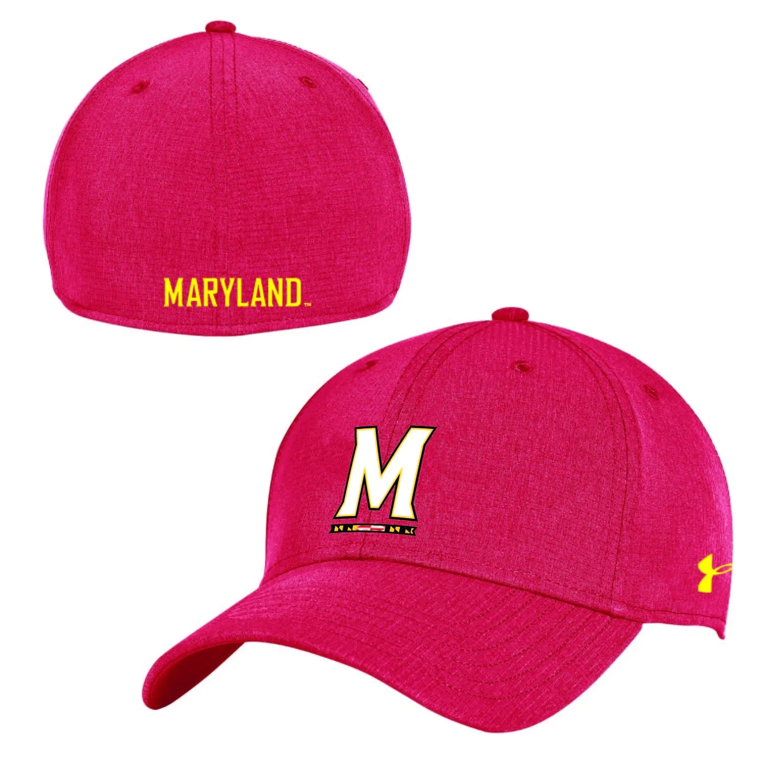 Maryland Terrapins Under Armour Mens Sideline AirVent Stretch Fit Hat Cap