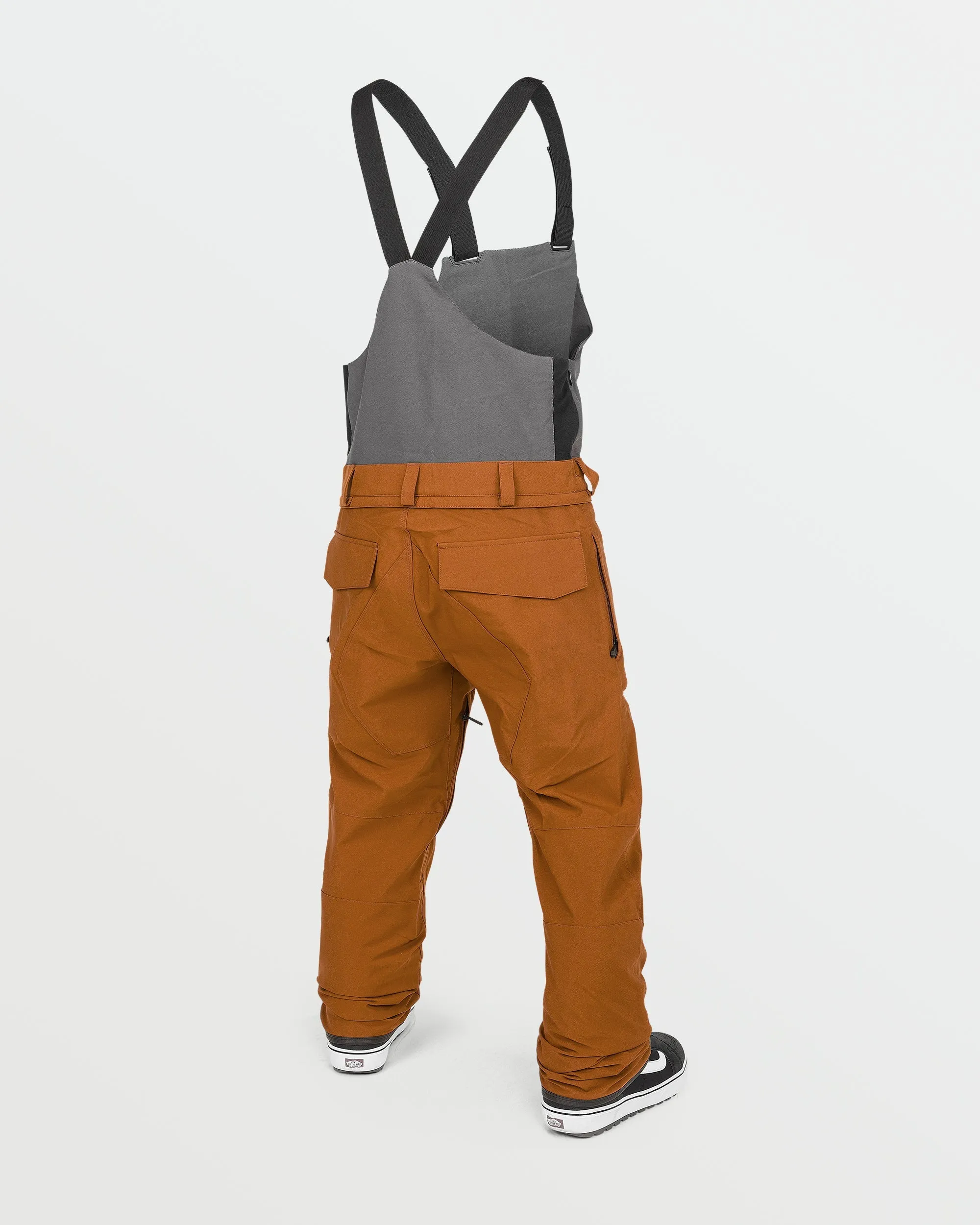 Mens Roan Bib Overalls - Caramel