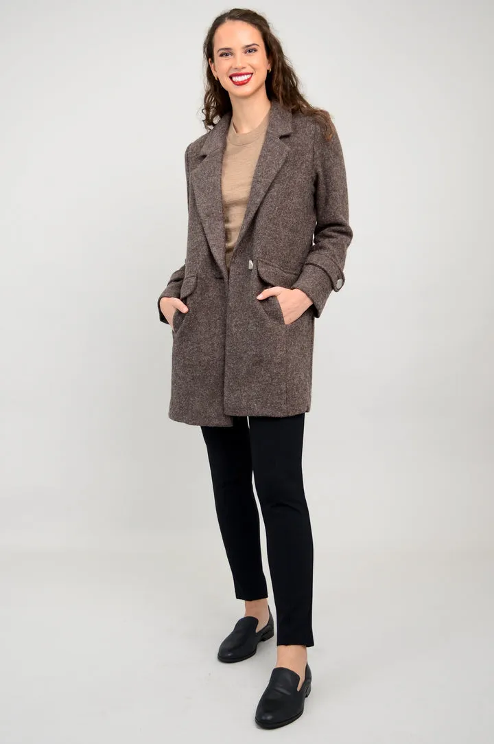 Milan Wool Coat - Mocha