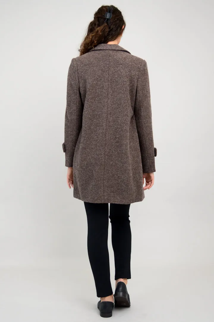 Milan Wool Coat - Mocha