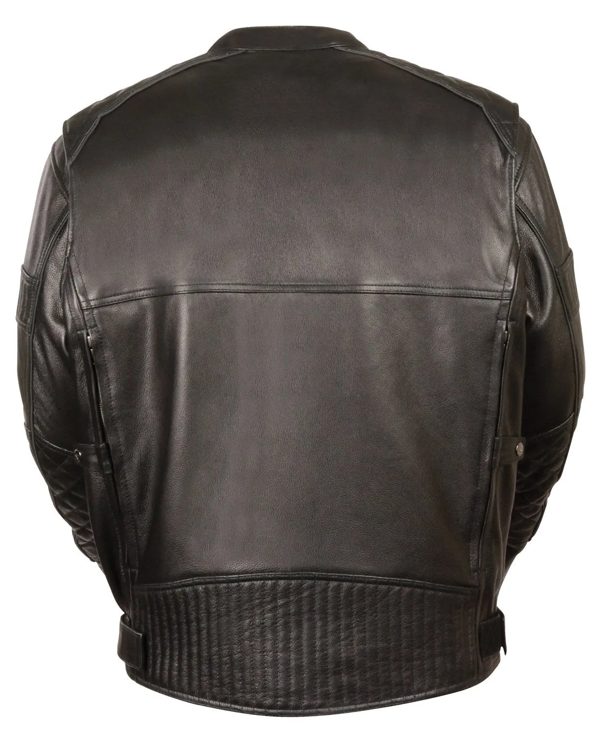 Milwaukee Men's Quilted Pattern Triple Vented Scooter Jacket