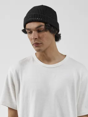 Minimal Thrills Beanie - Washed Black