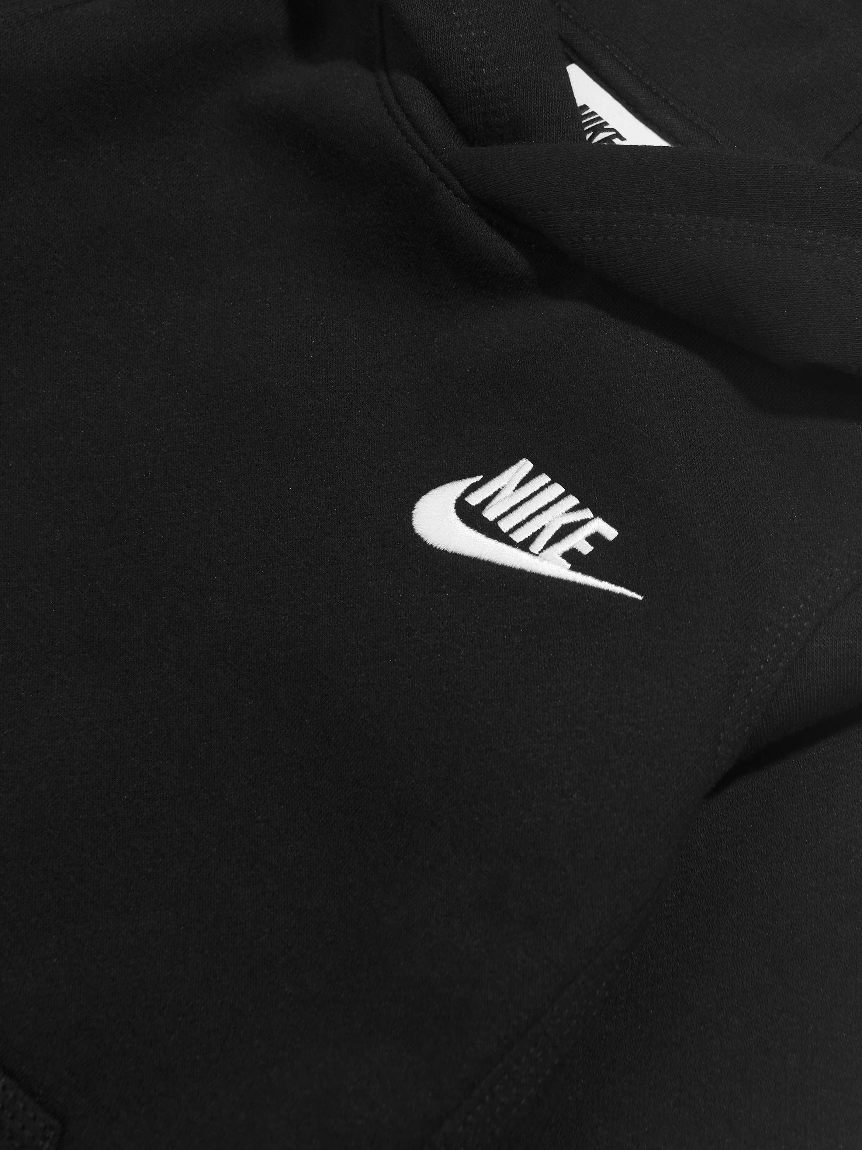 Nike Boys Club Fleece PO Hoodie in Black