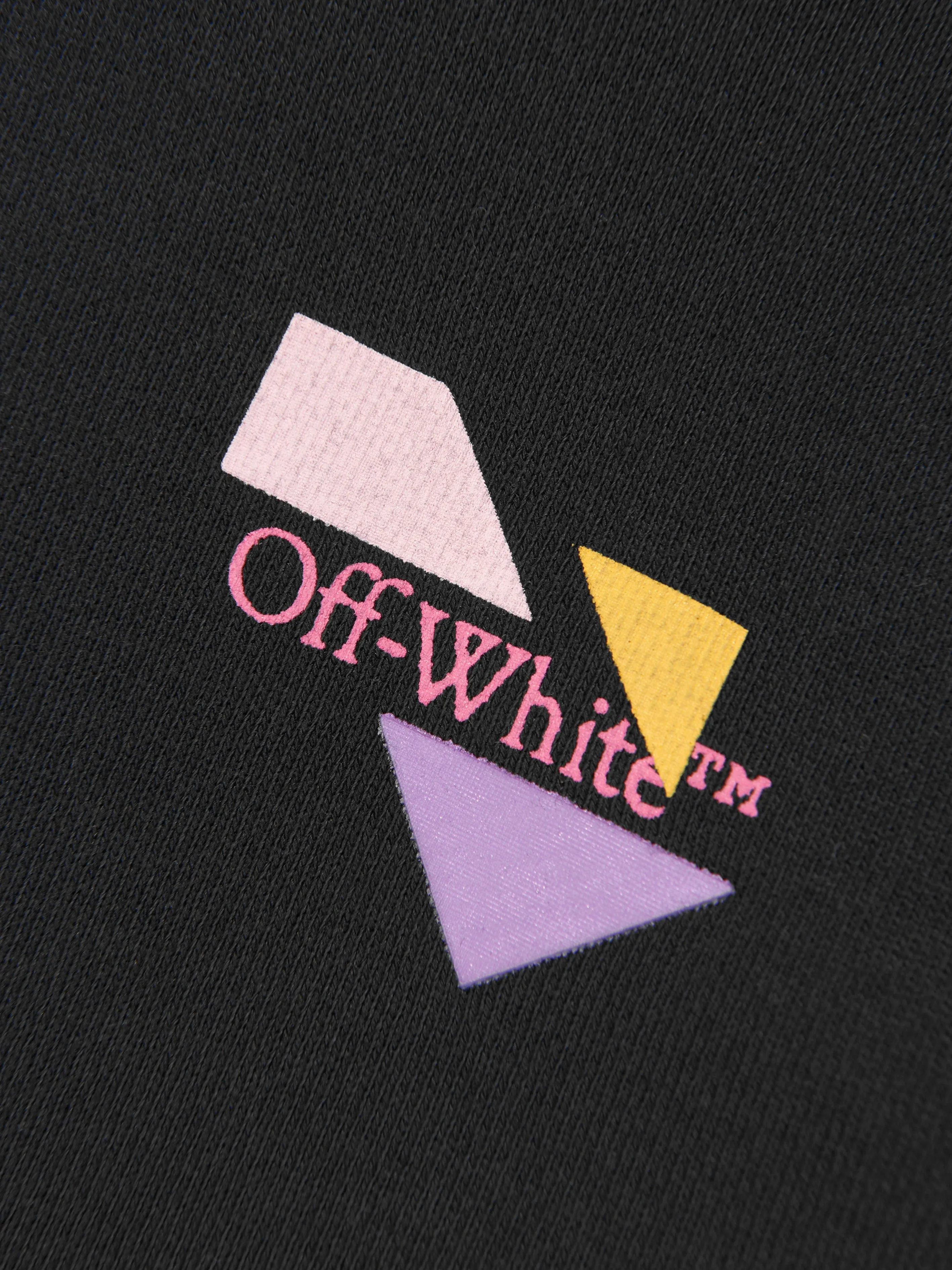 Off-White Girls Arrow Geometric Hoodie in Black