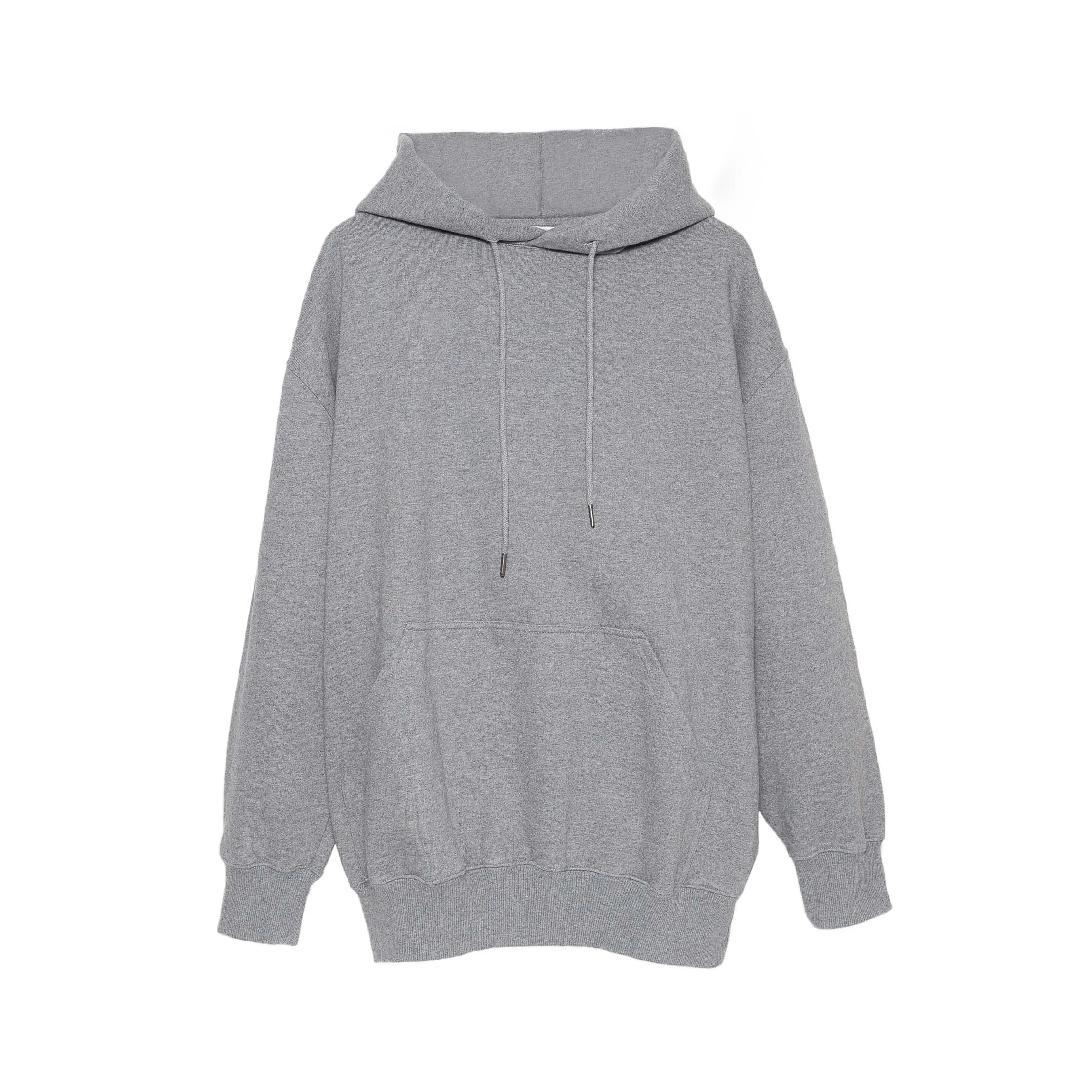 ORGANIC COTTON GRAY HOODIE POPPY