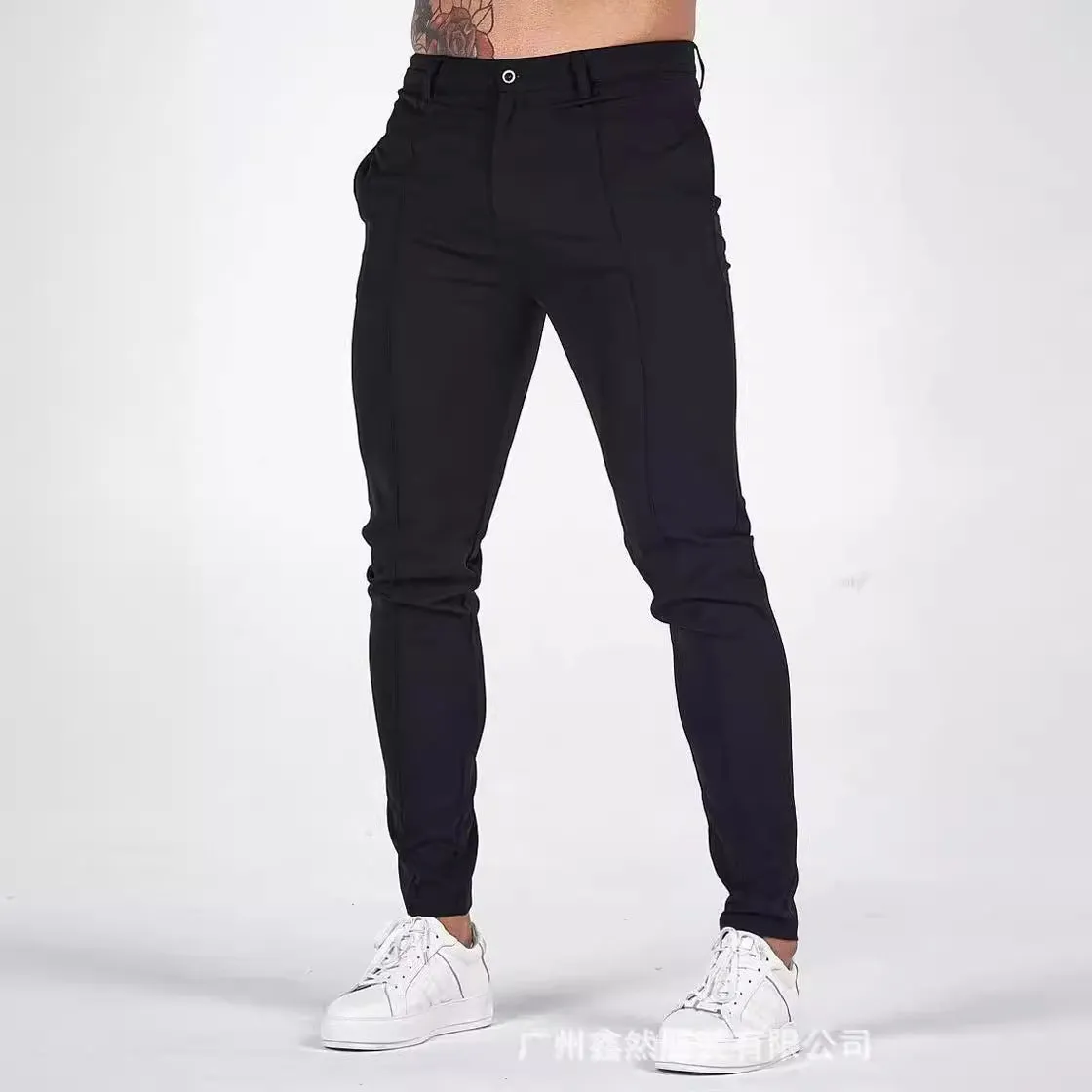 OUTDOOR SLIM FIT PURE COTTON LONG PANTS STRAIGHT LEG SPORTS PANTS