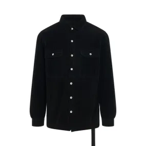 Outershirt Padded Cotton Jacket in Black