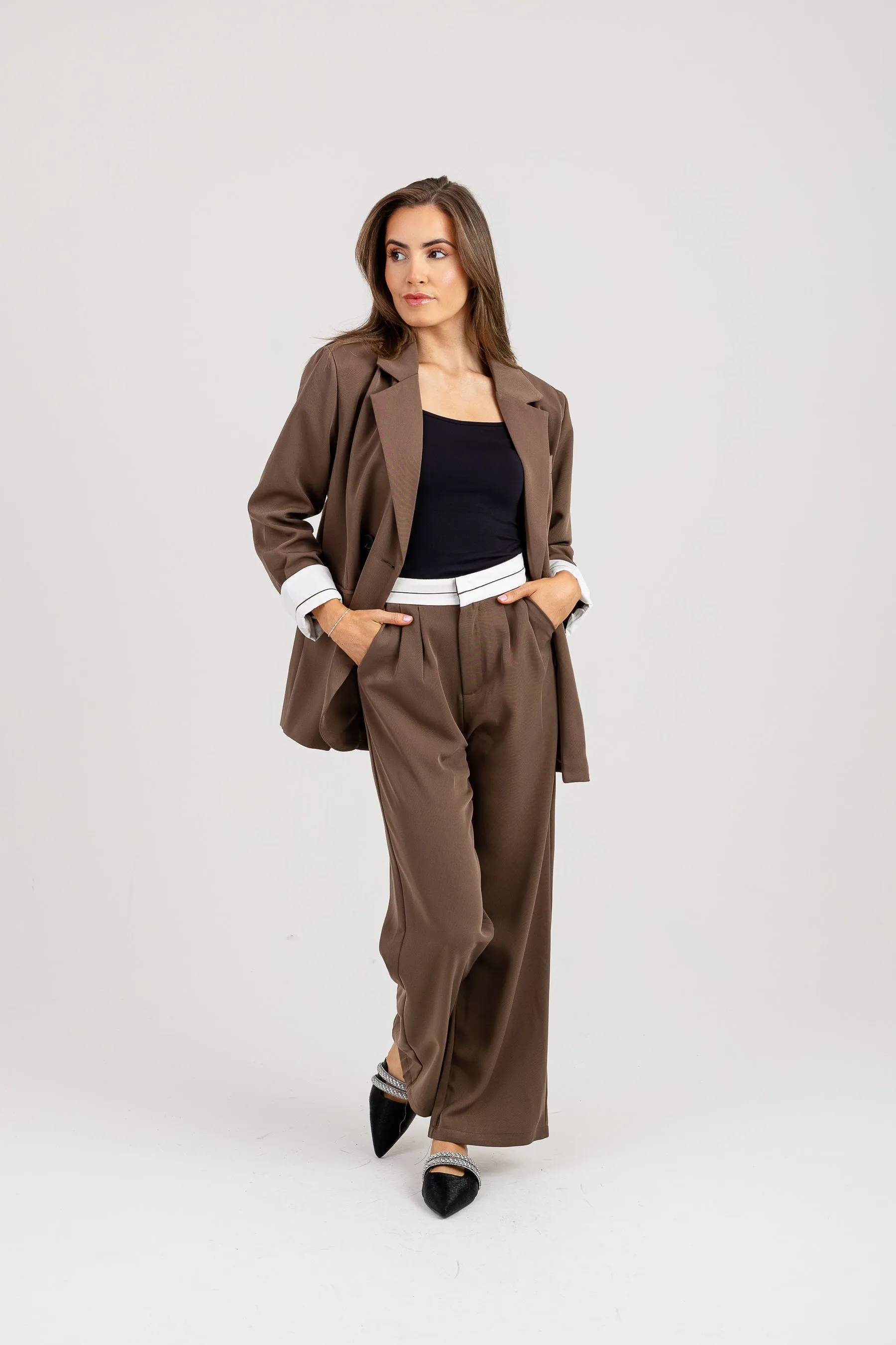 Phoebe two piece blazer set