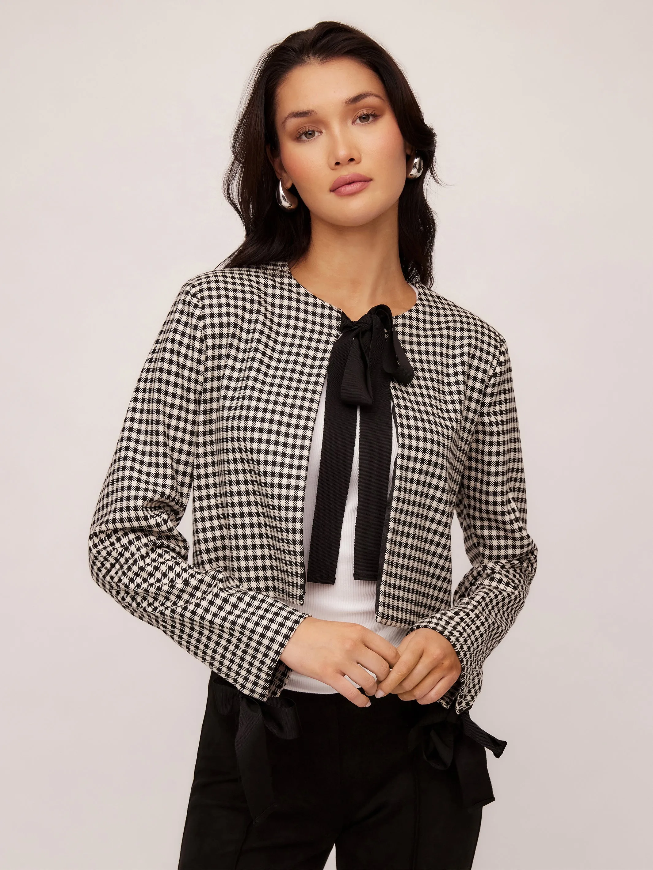 Poppy Bow Micro Jacket