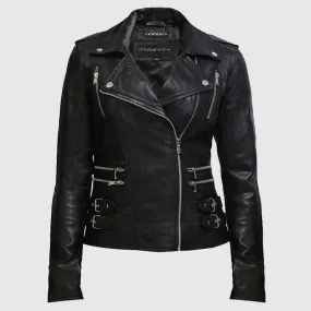 Purchase Best Leather Jacket Womens Real Soft Nappa Lamb Leather Jacket For Women