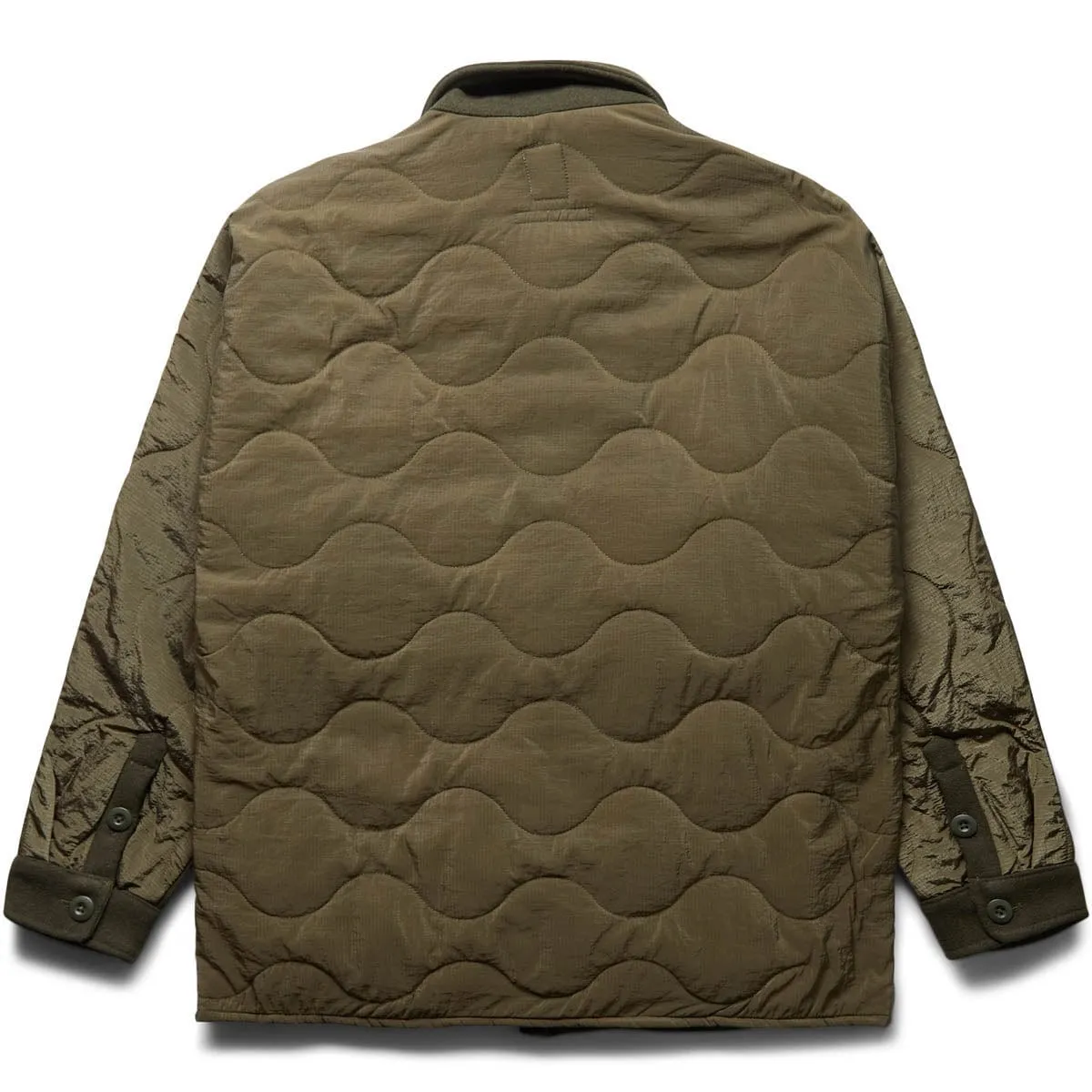 QUILTED UTILITY SHIRT JACKET