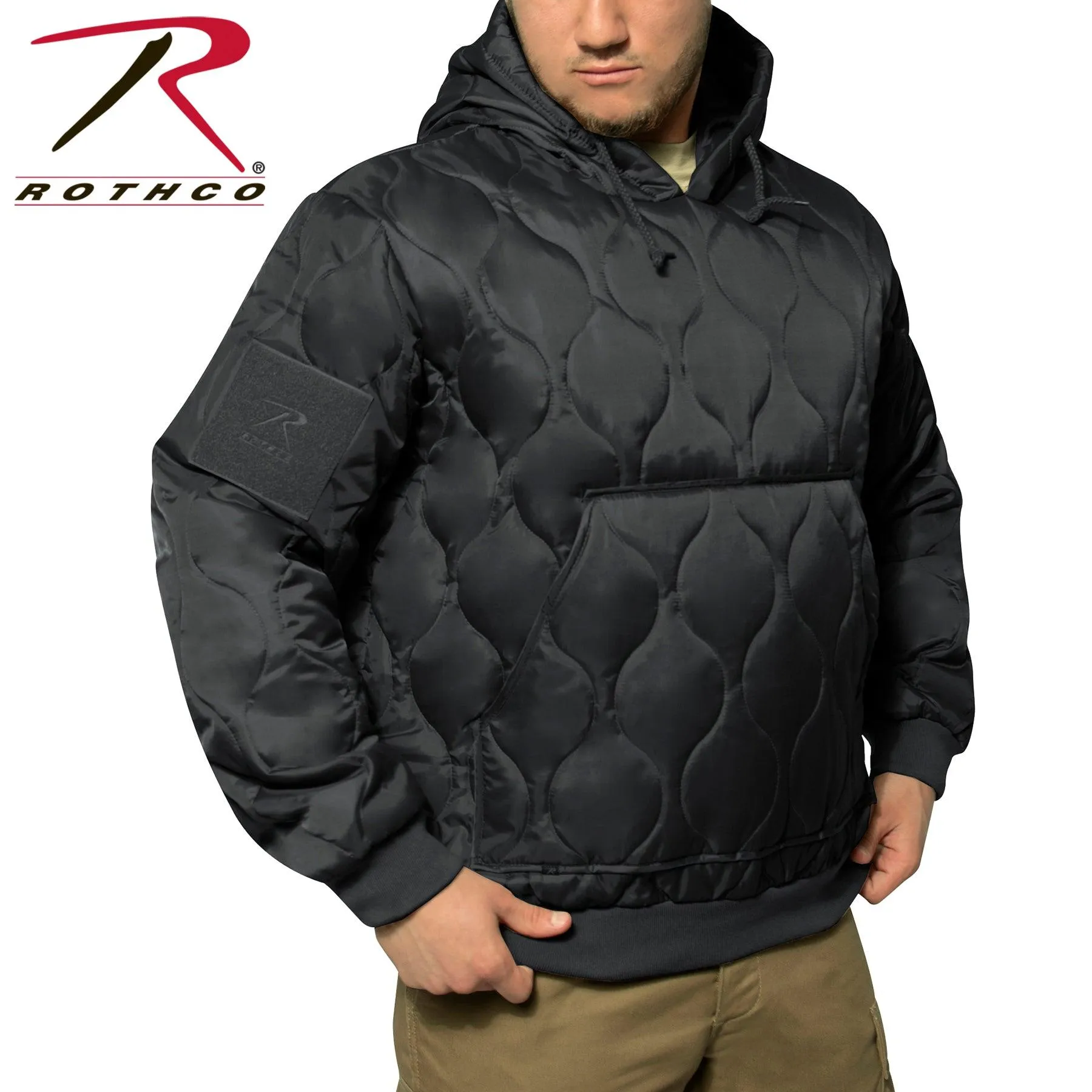 Quilted Woobie Hooded Sweatshirt