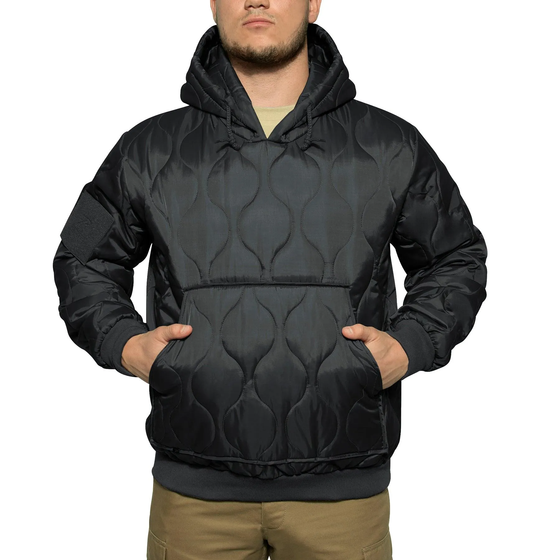 Quilted Woobie Hooded Sweatshirt