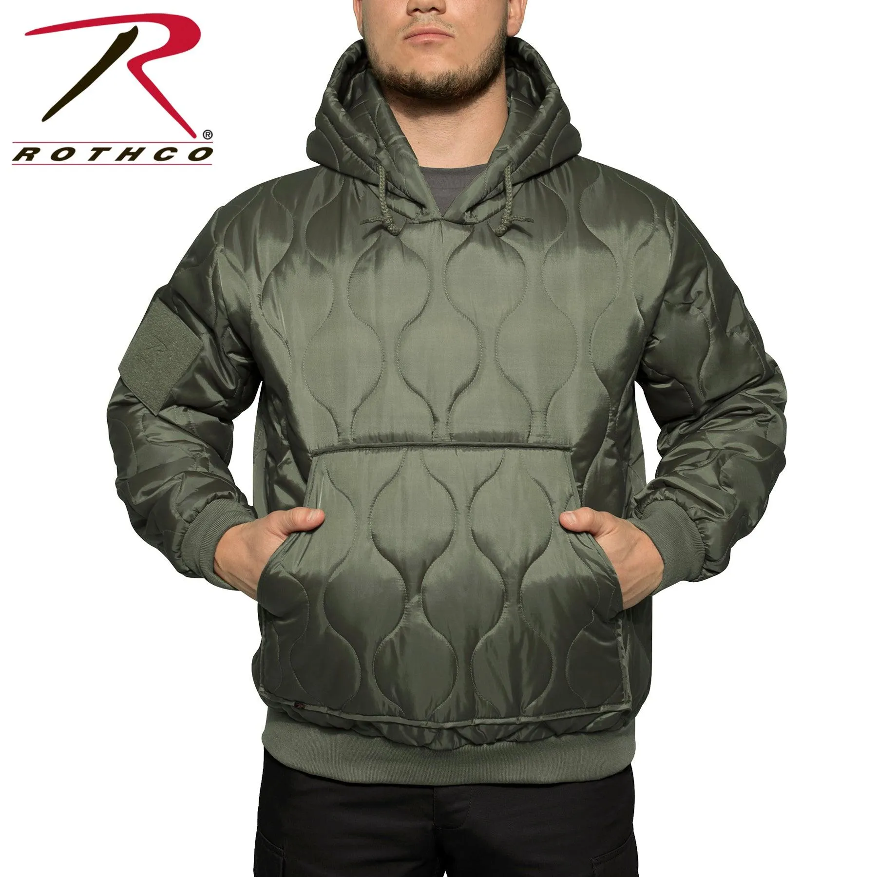 Quilted Woobie Hooded Sweatshirt