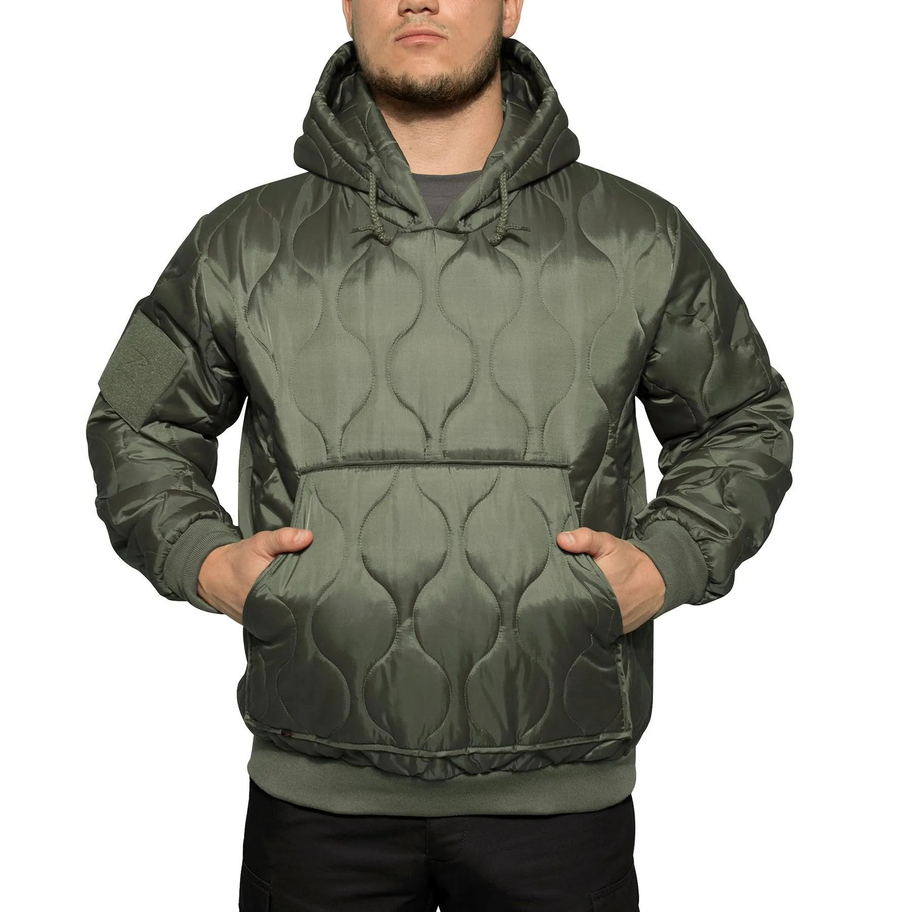 Quilted Woobie Hooded Sweatshirt