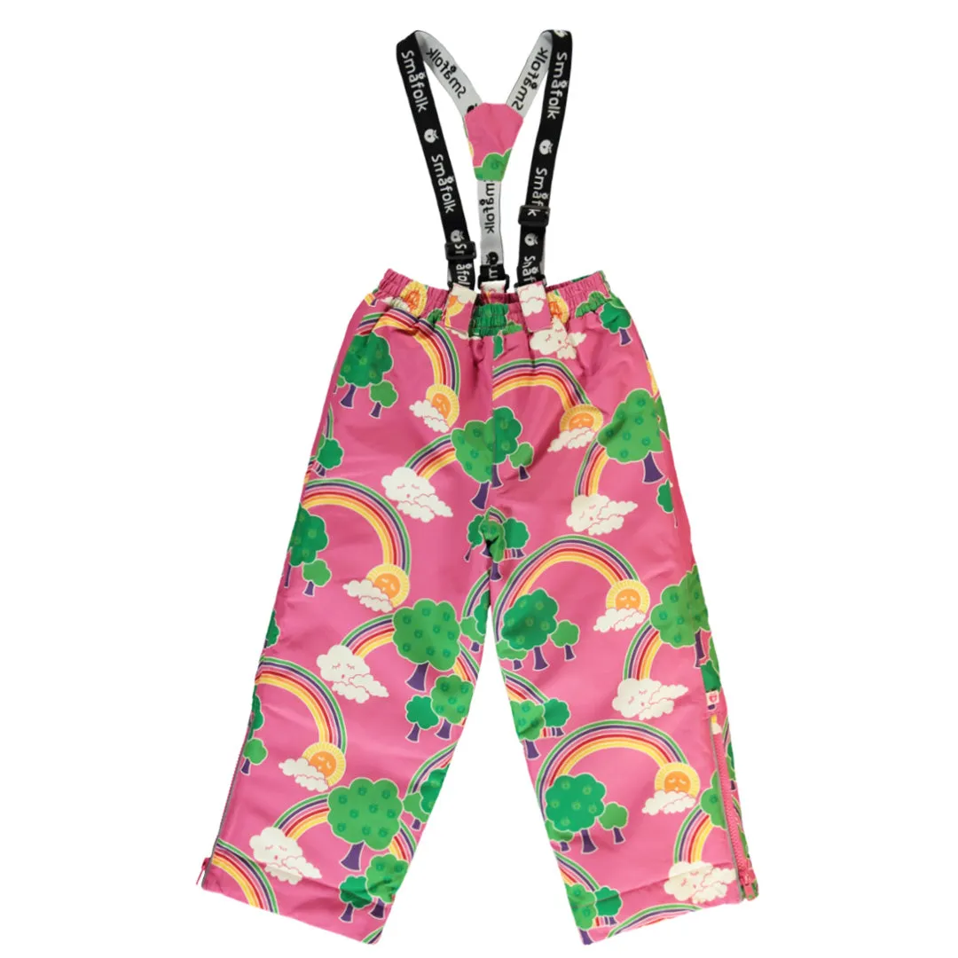 Rainbow Landscape Snow Pants in Pink - 1 Left Size 11-12 years