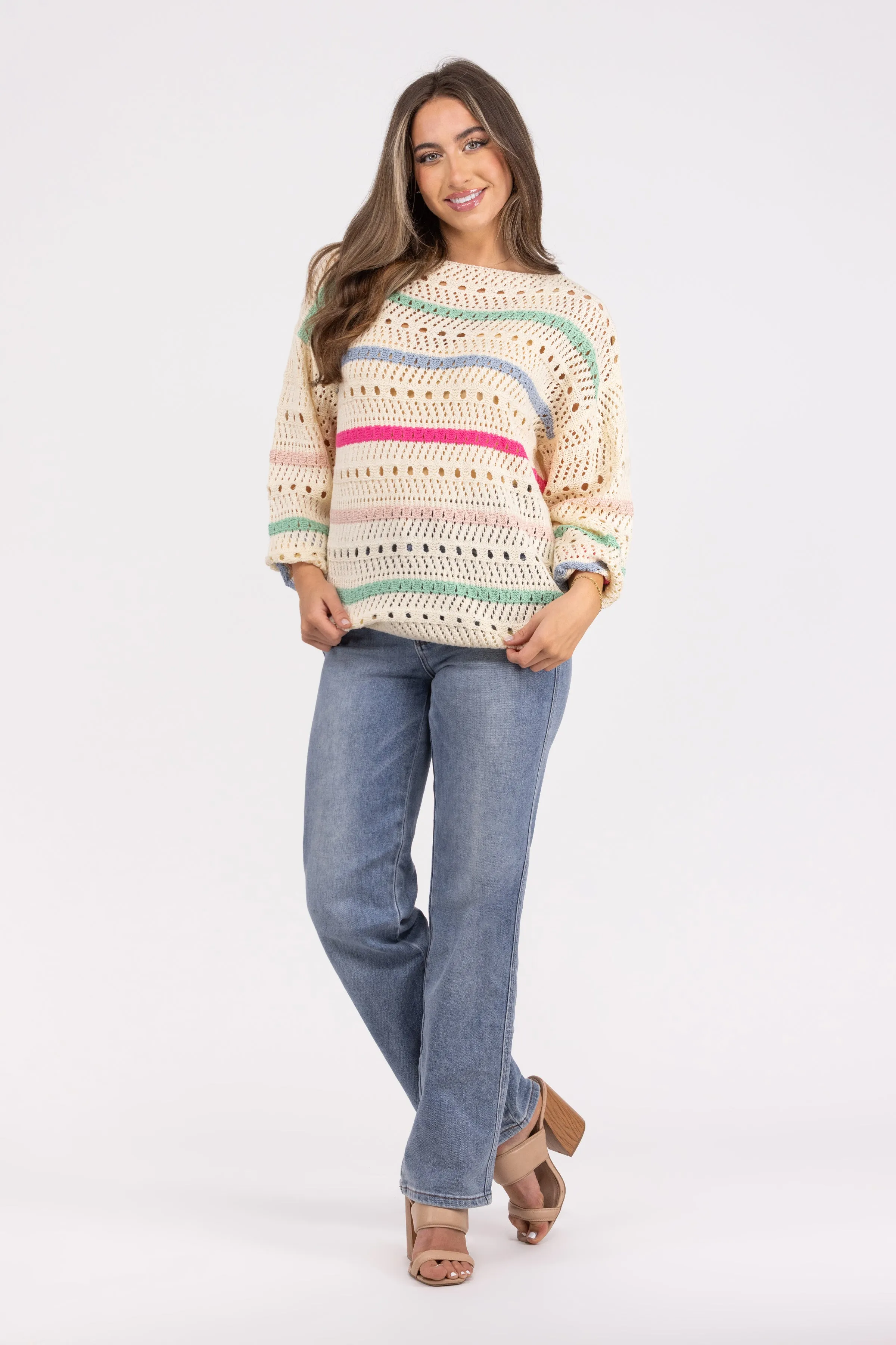 Rainbow Sherbert Sweater