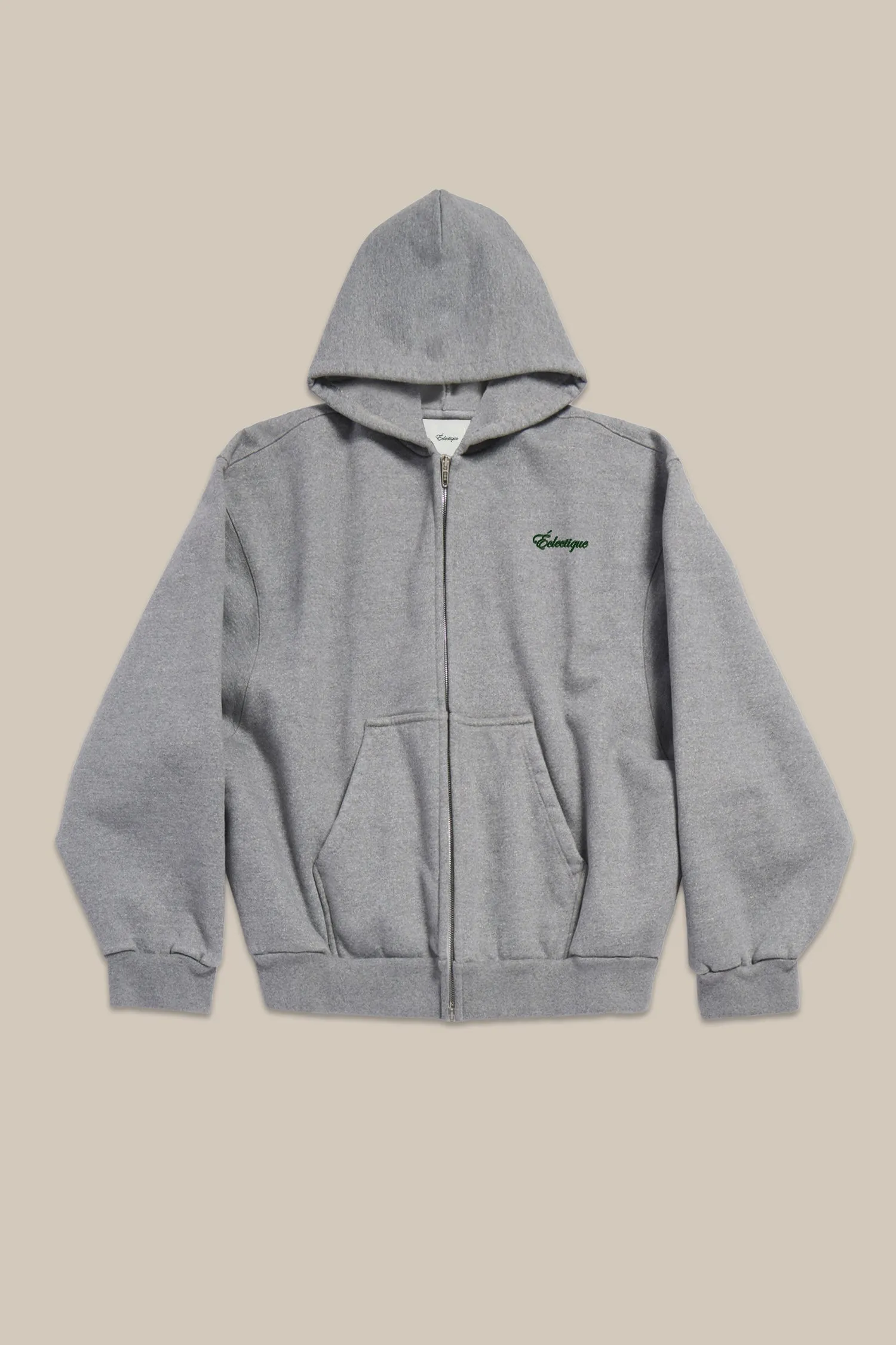 Regular Fit Heavyweight Cotton Full Zip Hoodie