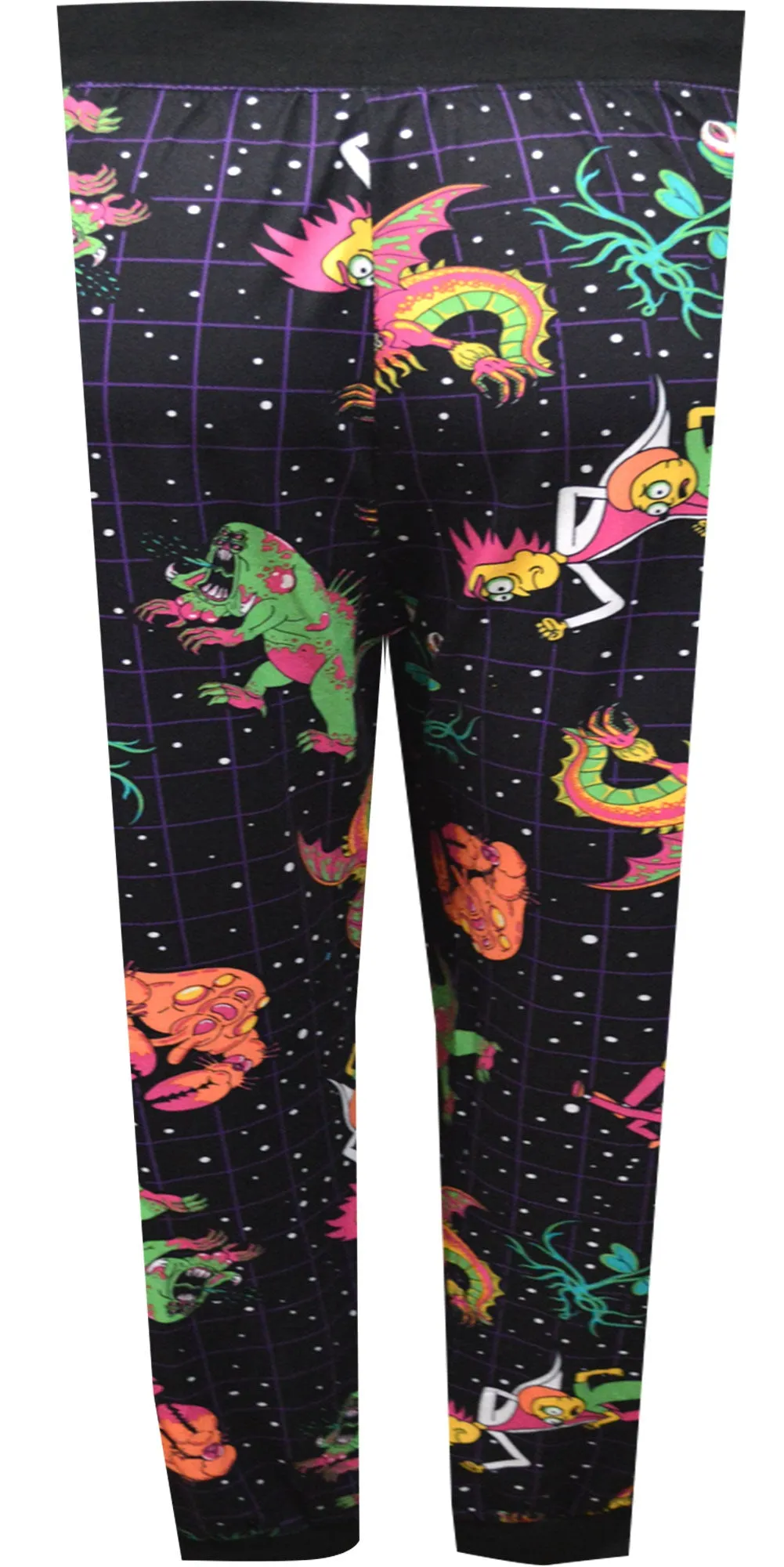 Rick and Morty Monsters Performance Fabric Jogger Lounge Pants