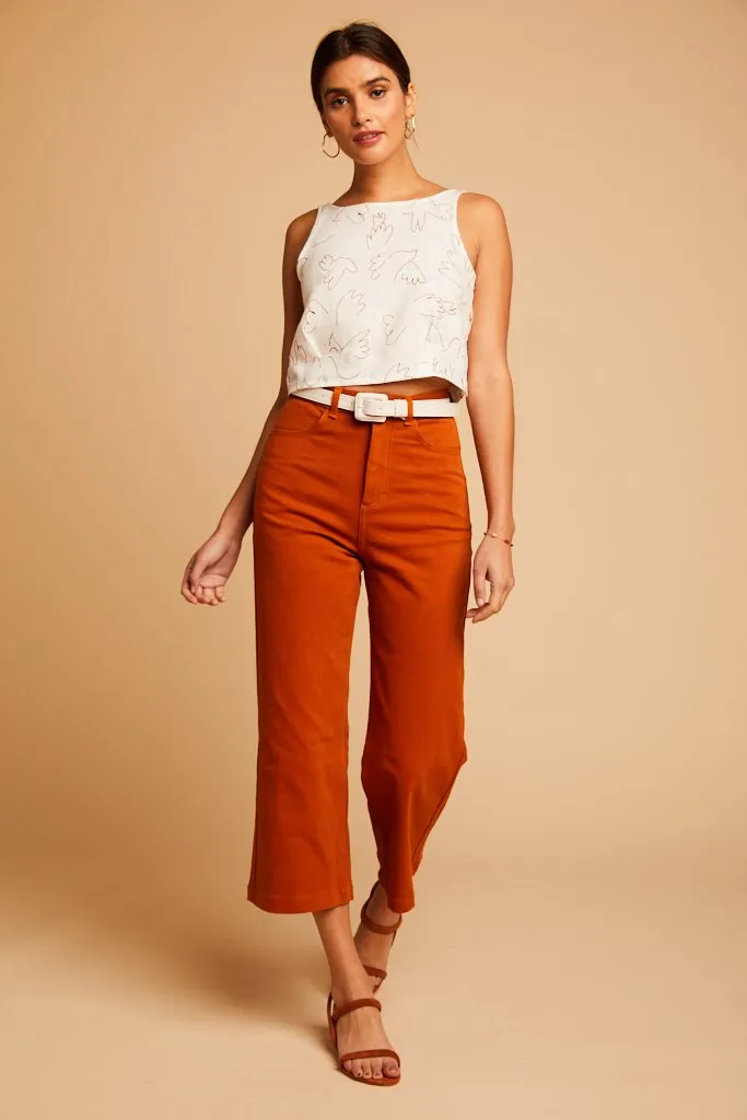 Rust Flora Pant