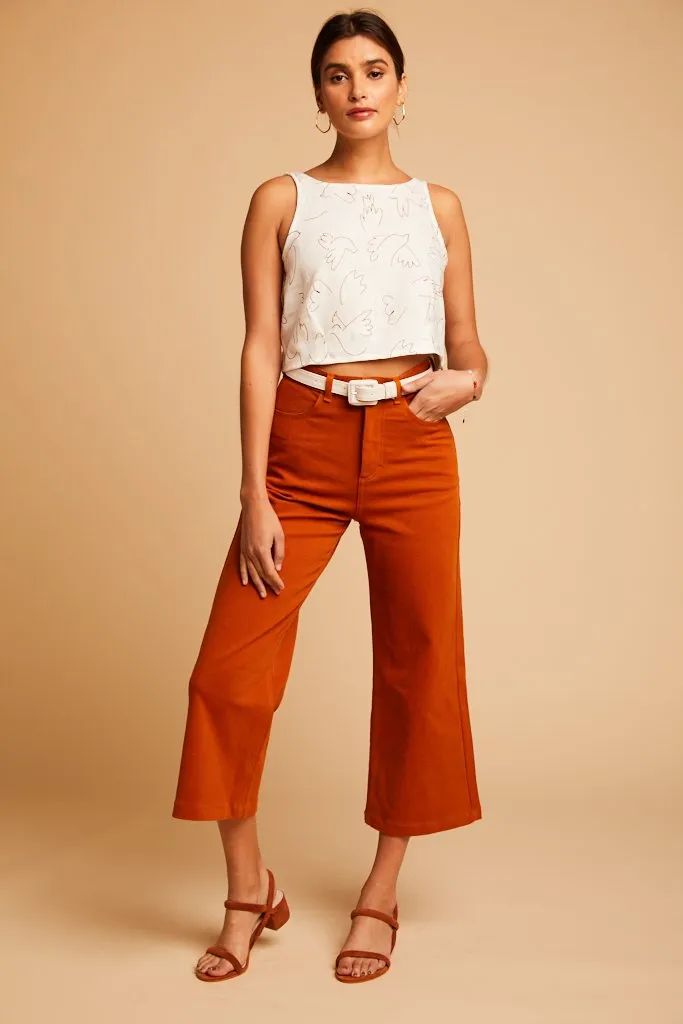 Rust Flora Pant