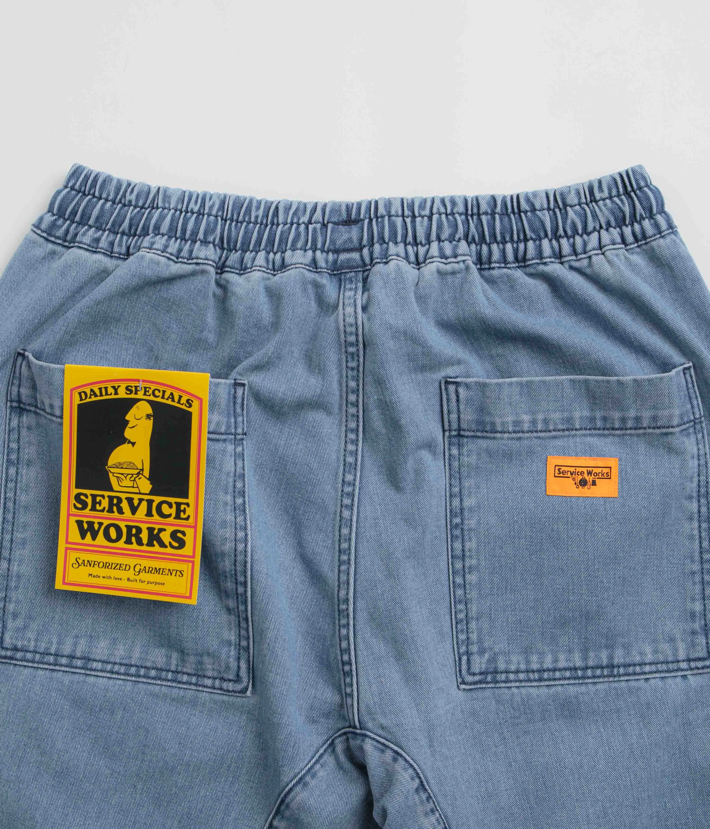 Service Works Denim Chef Pants - Light Wash