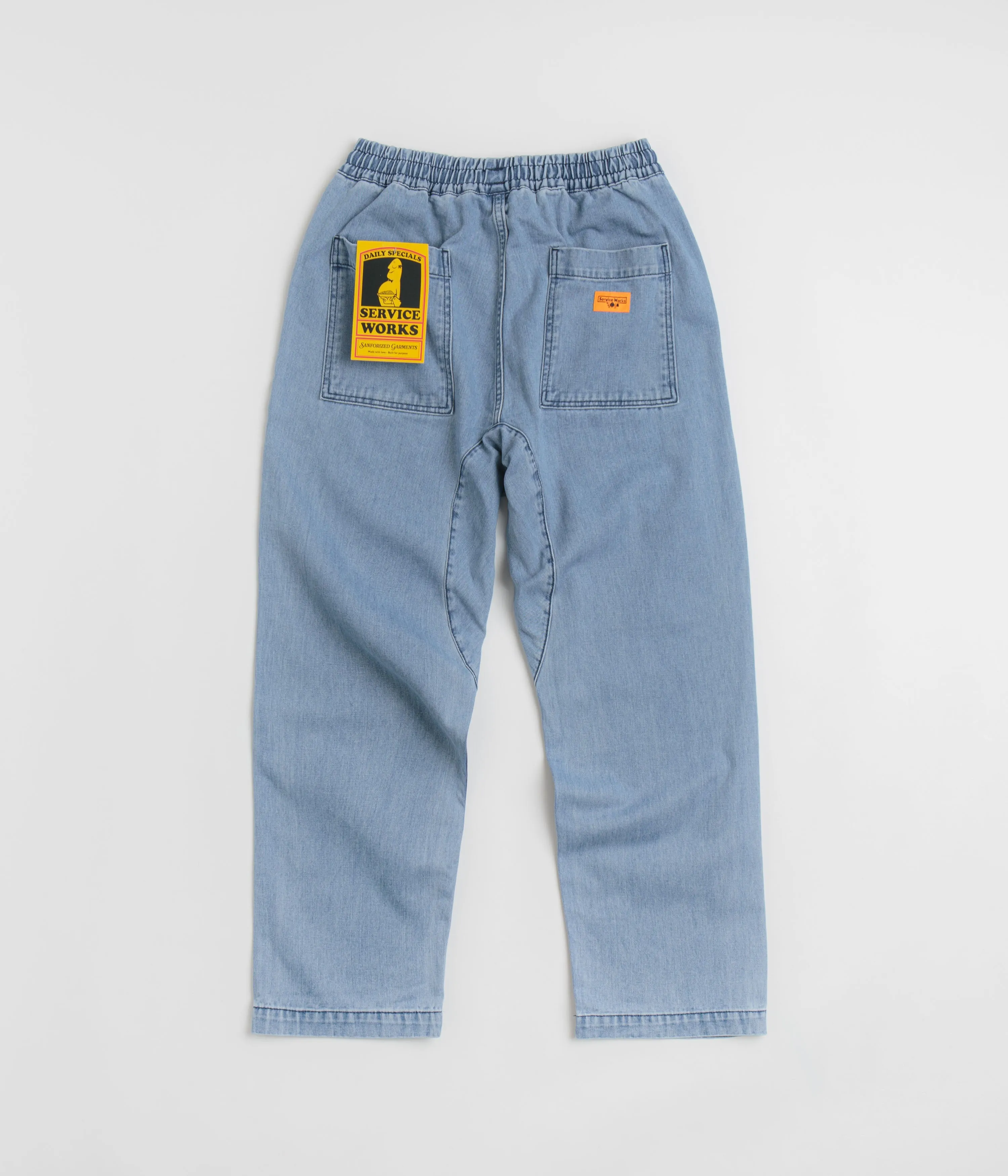 Service Works Denim Chef Pants - Light Wash