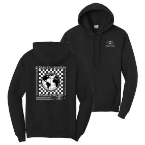 Sig Tau Graphic Streetwear Hoodie