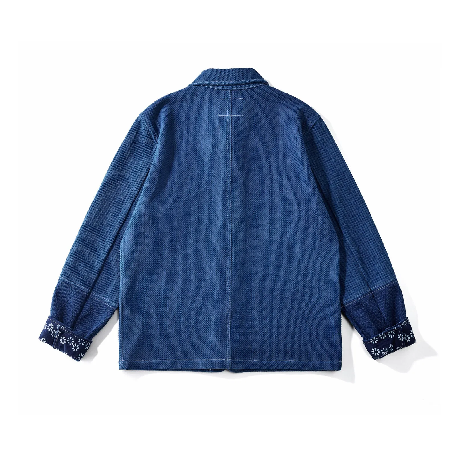 Spiny Fabric Indigo Jacket