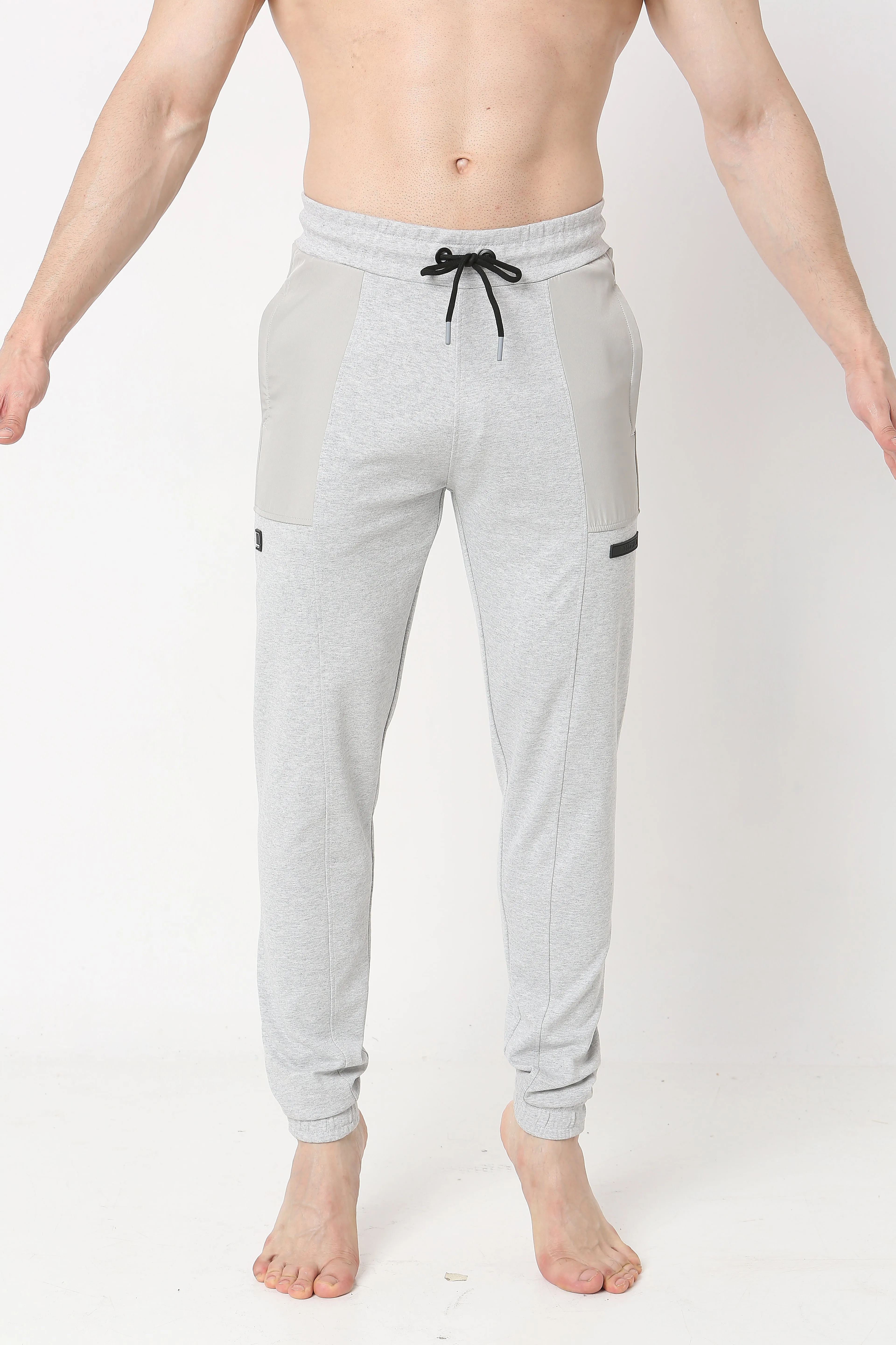 Spykar Men Blended Ankle Length Mid Rise Joggers Trackpant