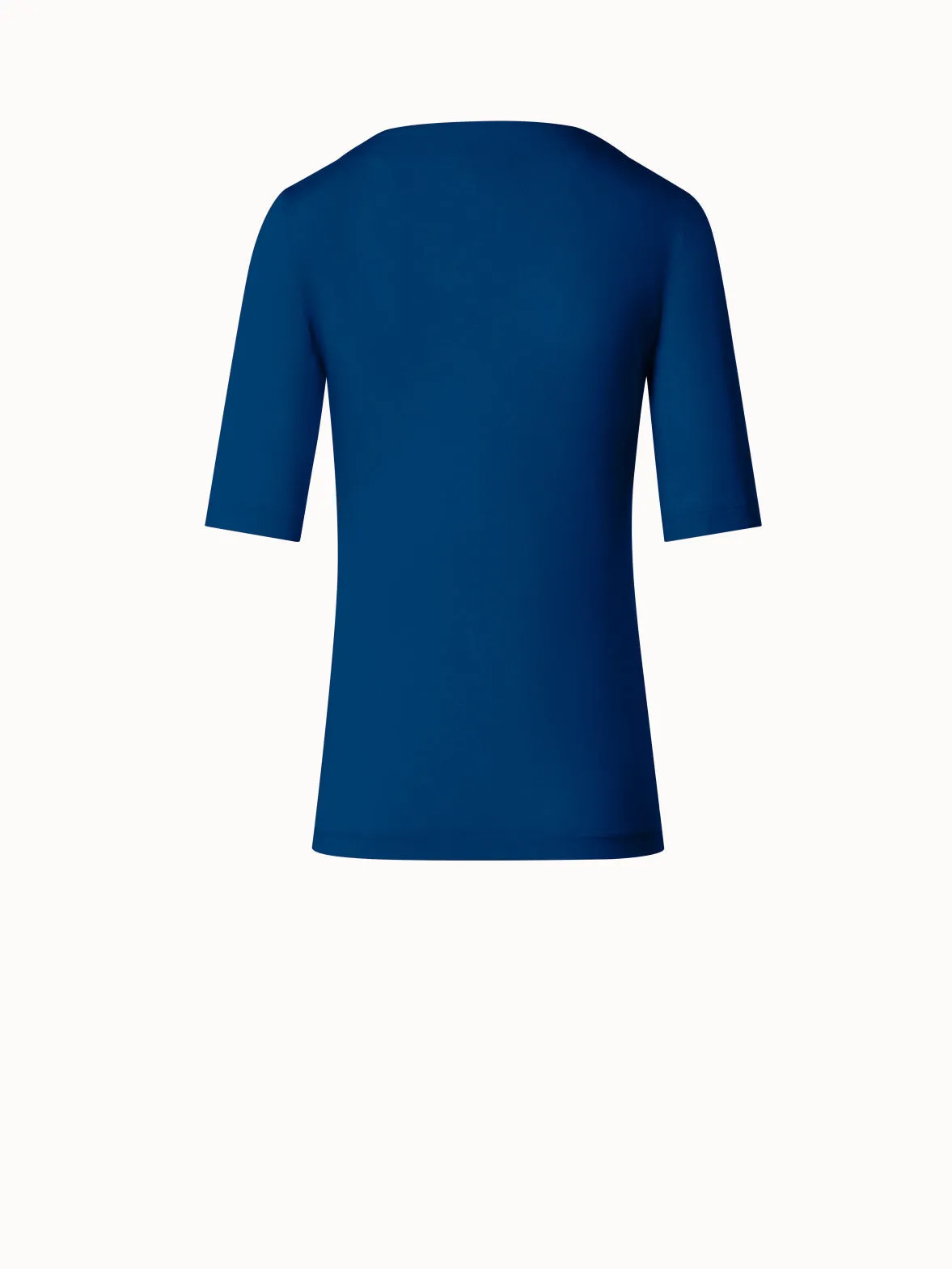 Square Neck Half Sleeve T-Shirt in Modal