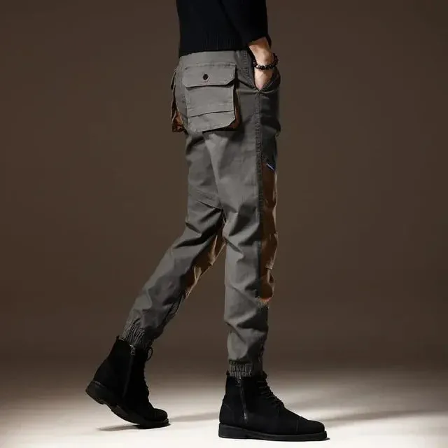 Stacked Vintage Biker Cargo Pants