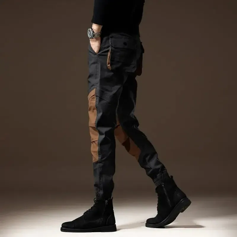 Stacked Vintage Biker Cargo Pants