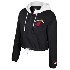 Stadium Essentials Miami HEAT Quarter Zip Women's Hoodie