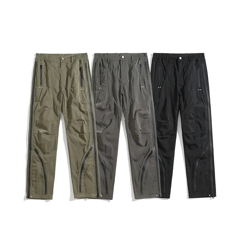 Streetwear Fashion Adjustable Zippers Cargo Pants