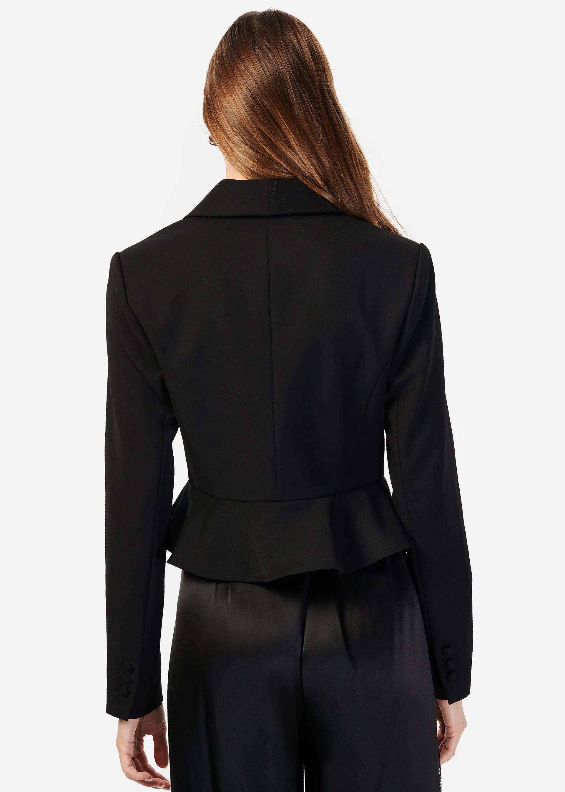 Sutton Cropped Blazer Black