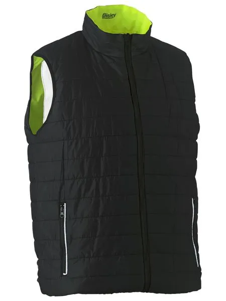 Taped Hi Vis Reversible Puffer Vest - BV0330HT