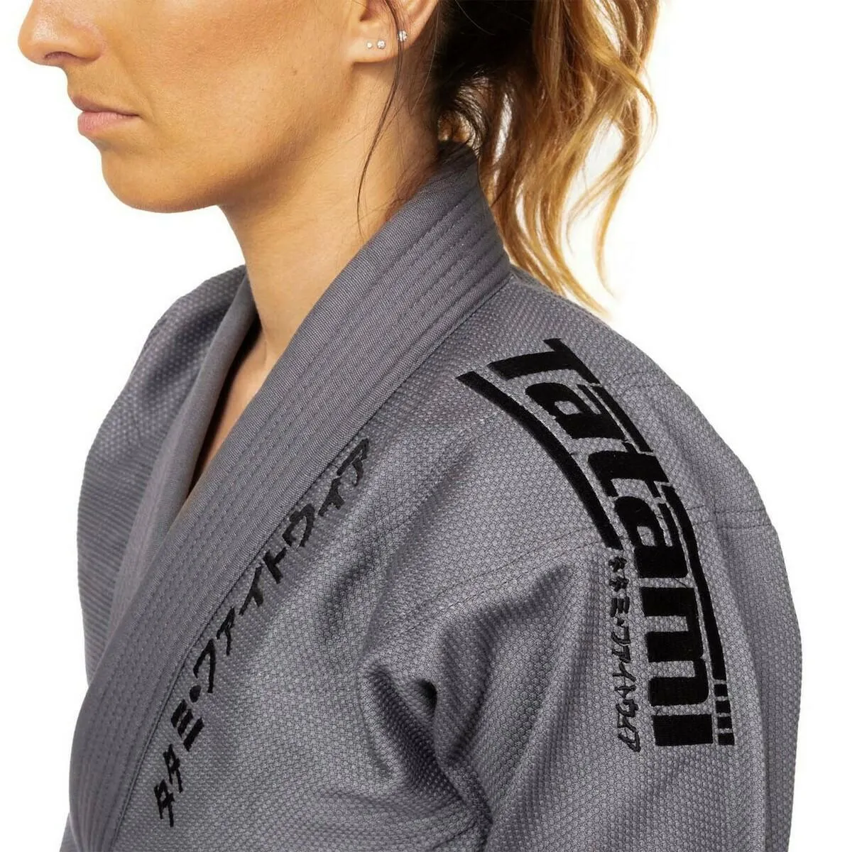 Tatami Fightwear Estilo Black Label Ladies BJJ Gi Grey/Black