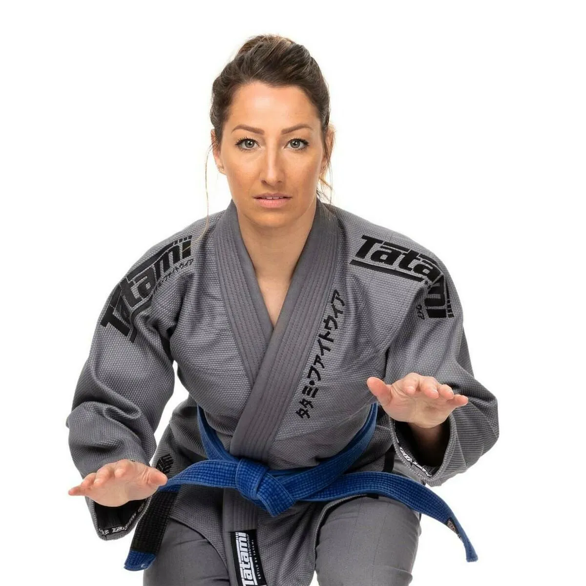 Tatami Fightwear Estilo Black Label Ladies BJJ Gi Grey/Black