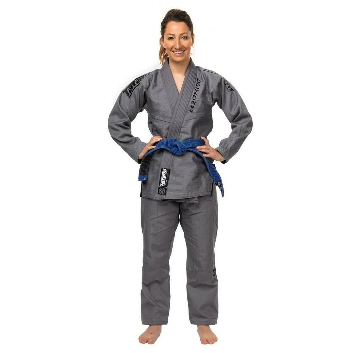 Tatami Fightwear Estilo Black Label Ladies BJJ Gi Grey/Black