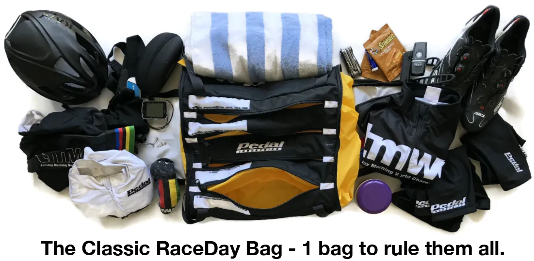 The Bikery RACEDAY BAG - ships in about 3 weeks